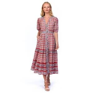 NEW MAHILA elysia midi dress in multi